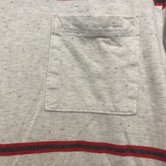 Vans Joel Tudor Surfer Collection Gray Shirt Red Stripes Men Size Medium - Picture 2 of 12
